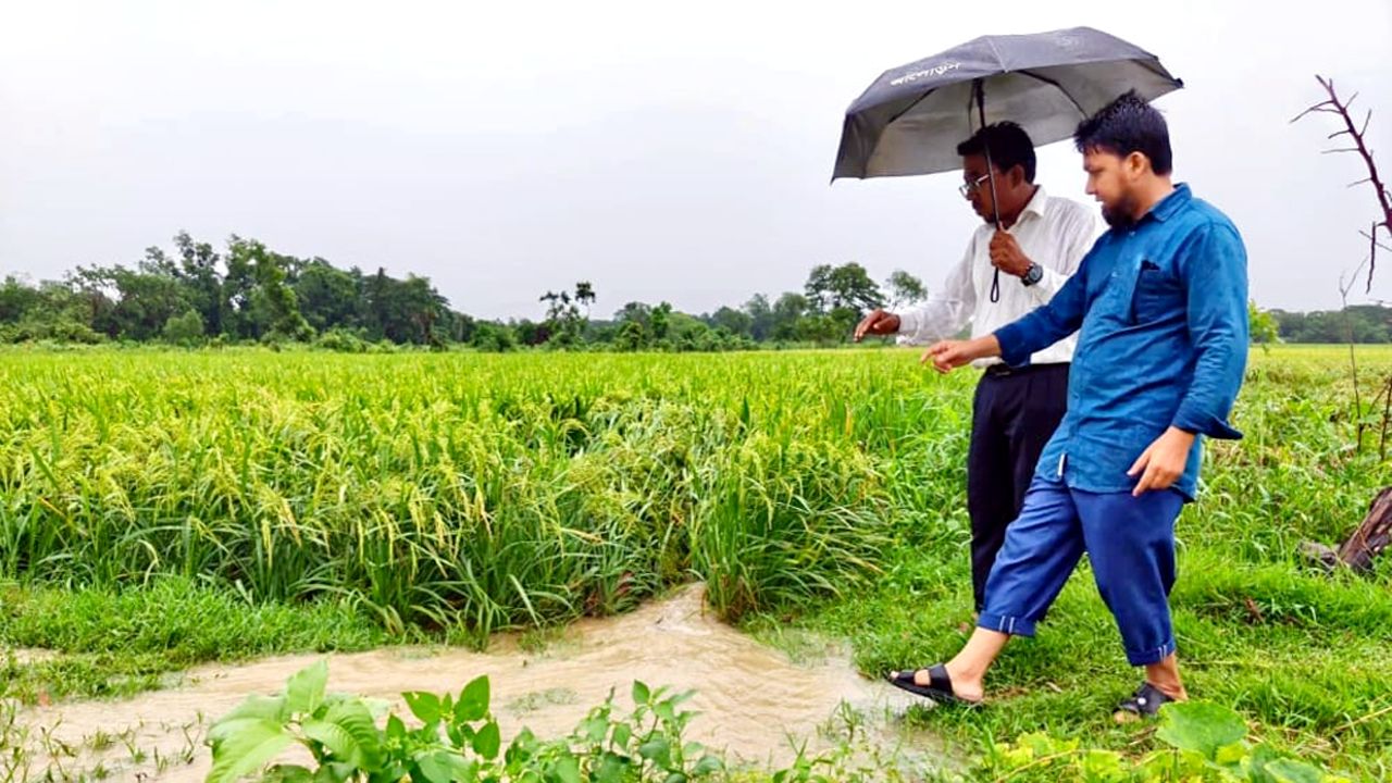 কালবৈশাখীর তাণ্ডবে কৃষকের ব্যাপক ক্ষতি ও ৯২ হেক্টর ফসল নষ্ট