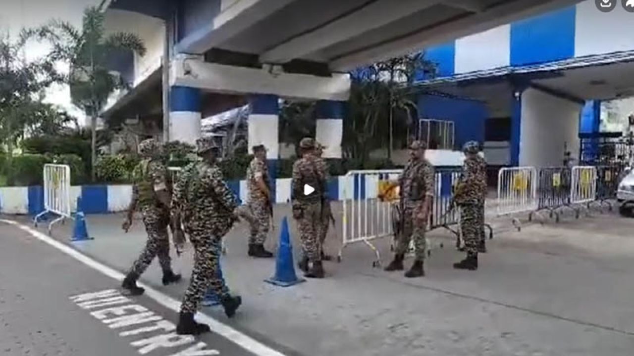 ভোটের ফল প্রকাশের পর নবান্নে কড়া নিরাপত্তা